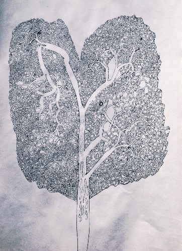 Ash Tree Labyrinth ( blue edit) 